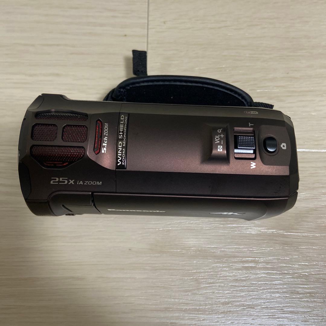 【美品】Panasonic VX992MS 4Kビデオカメラ 互換バッテリー付き