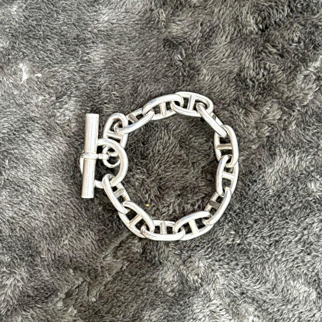 silver anchor chain bracelet ag 925 刻印