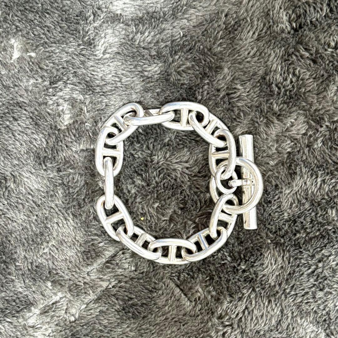 silver anchor chain bracelet ag 925 刻印