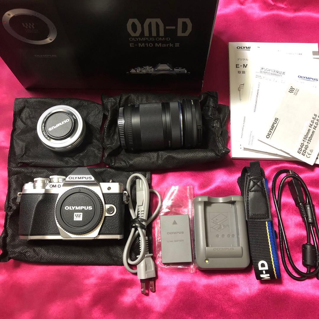 OLYMPUS OM-D E-M10 Mark Ⅲ本体　レンズ2本　付属品一式