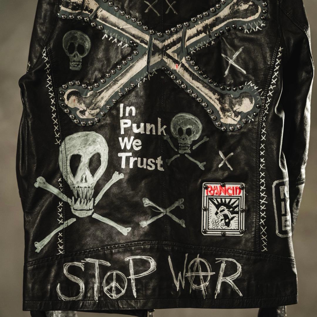 鋲ジャン　レア　カスタムライダース　レザーライダース