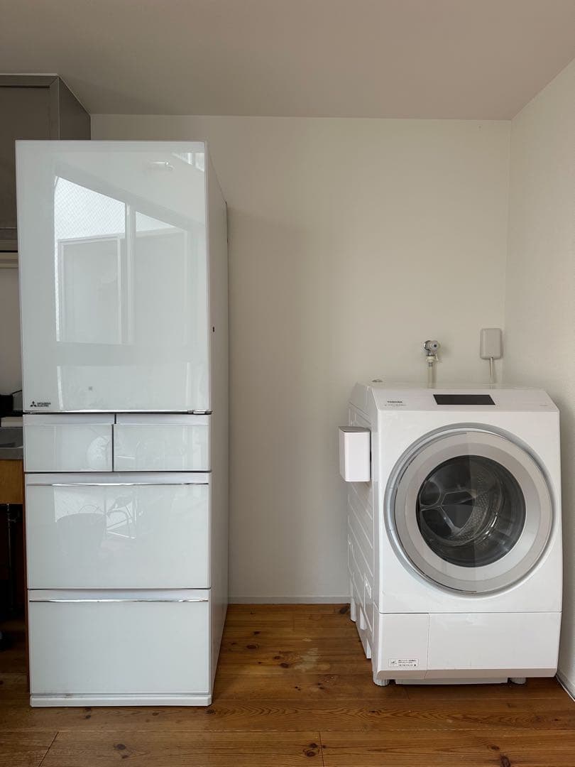 【極美品】 2022製 三菱電機 冷蔵庫 451L MR-MB45J-W