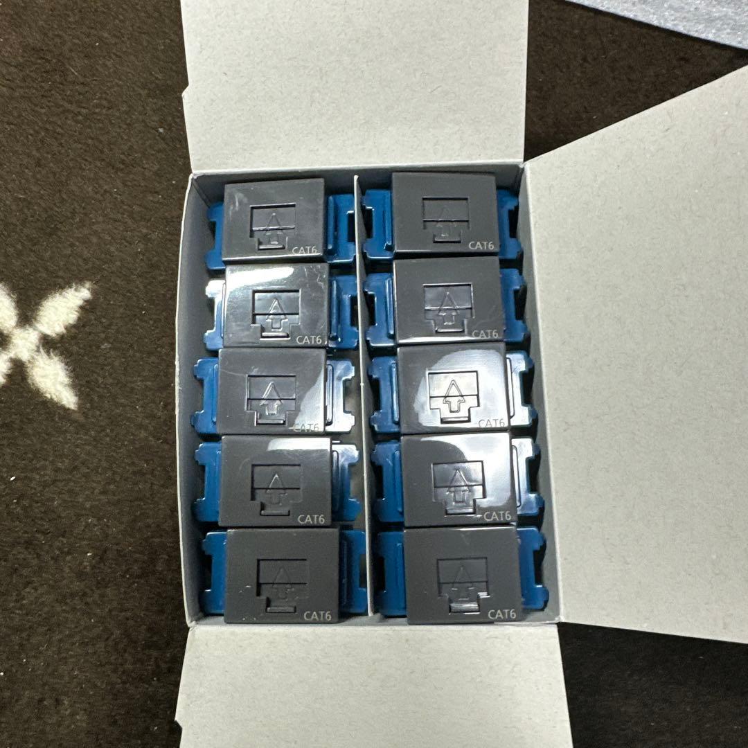 パナソニック　NR3170H LANケーブルモジュラージャック　CAT6 10個