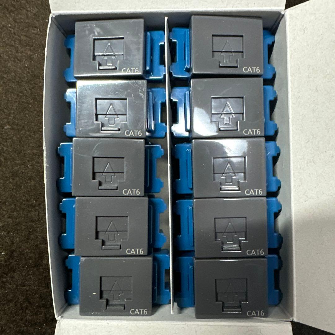 パナソニック　NR3170H LANケーブルモジュラージャック　CAT6 10個