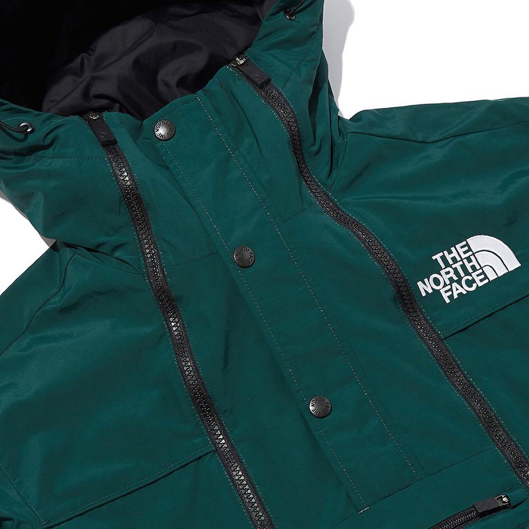 ノースフェイス アノラックパーカー ナイロンジャケット グリーン メンズ L