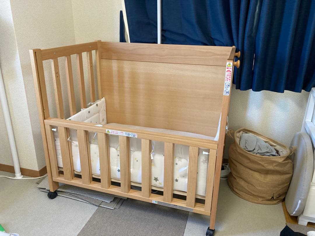 コンパクトサイズベビーベッド 石崎家具5way