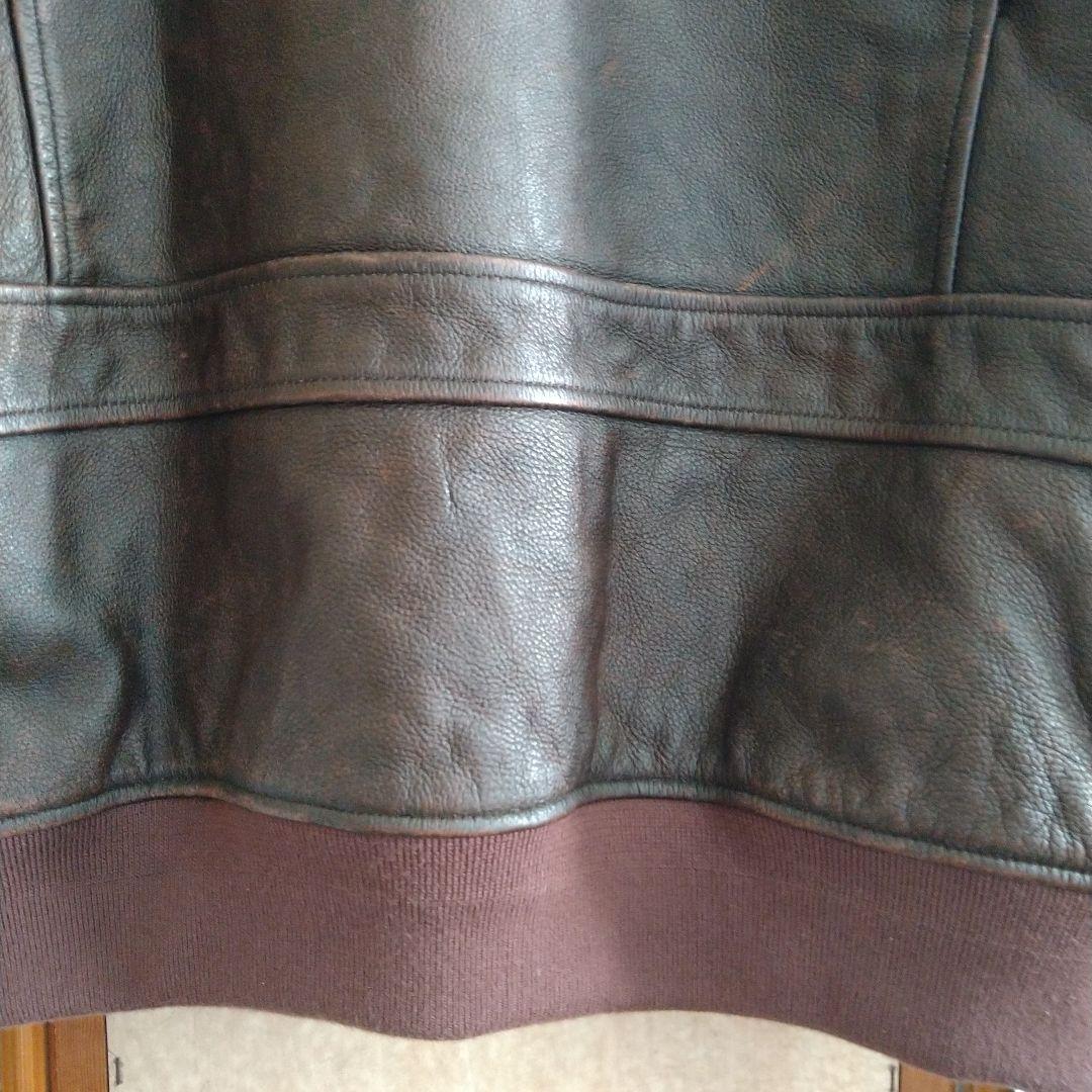 新品　GABRIEL襟厶―トンワッペン付レザーG―1フライトジャケットＬサイズ