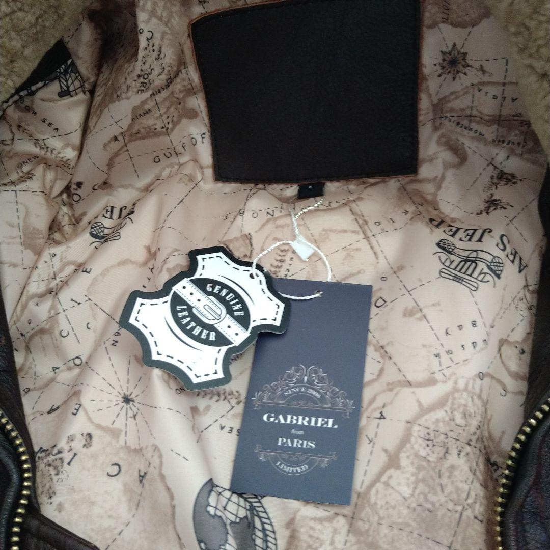 新品　GABRIEL襟厶―トンワッペン付レザーG―1フライトジャケットＬサイズ