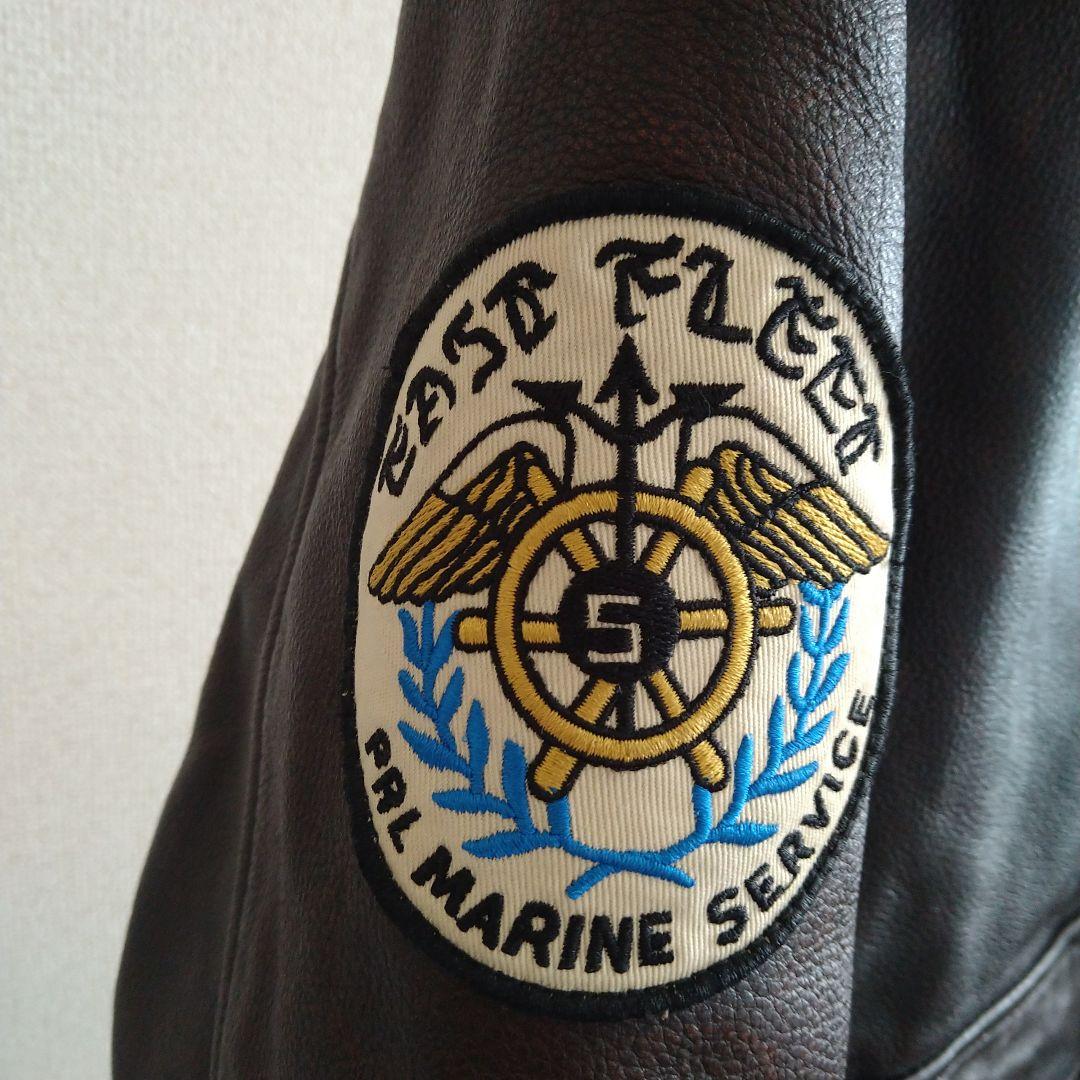 新品　GABRIEL襟厶―トンワッペン付レザーG―1フライトジャケットＬサイズ