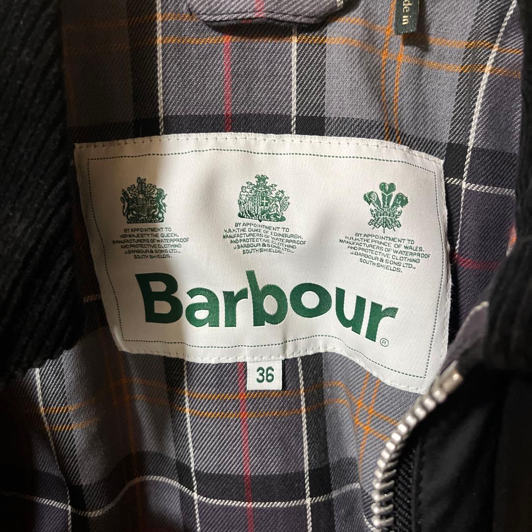 Barbour トランスポートブラックジャケット 36