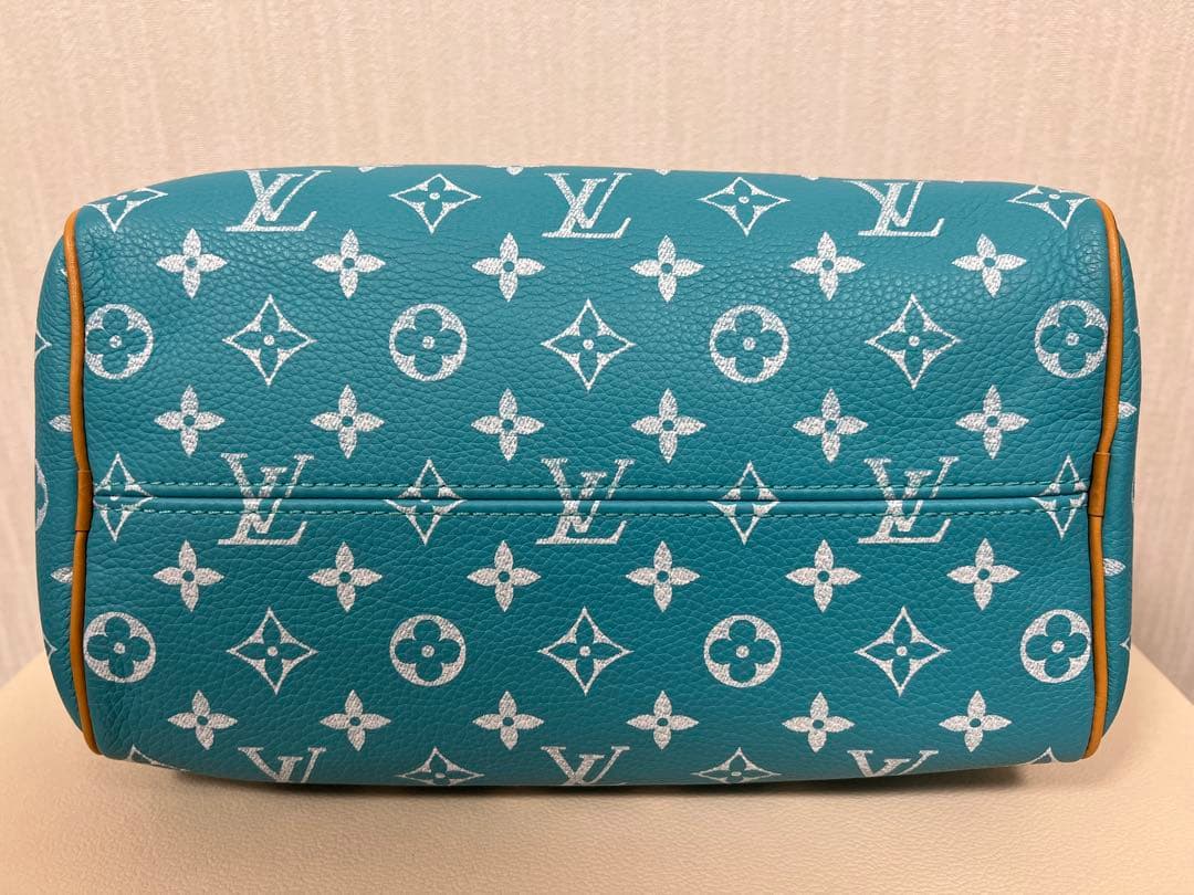ルイヴィトン LV スピーディ P9 バンドリエール 25 ターコイズ 正規品
