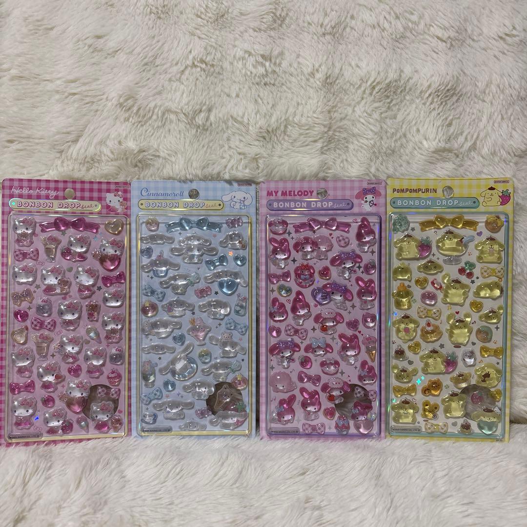 ボンボンドロップシール　サンリオ　まとめ