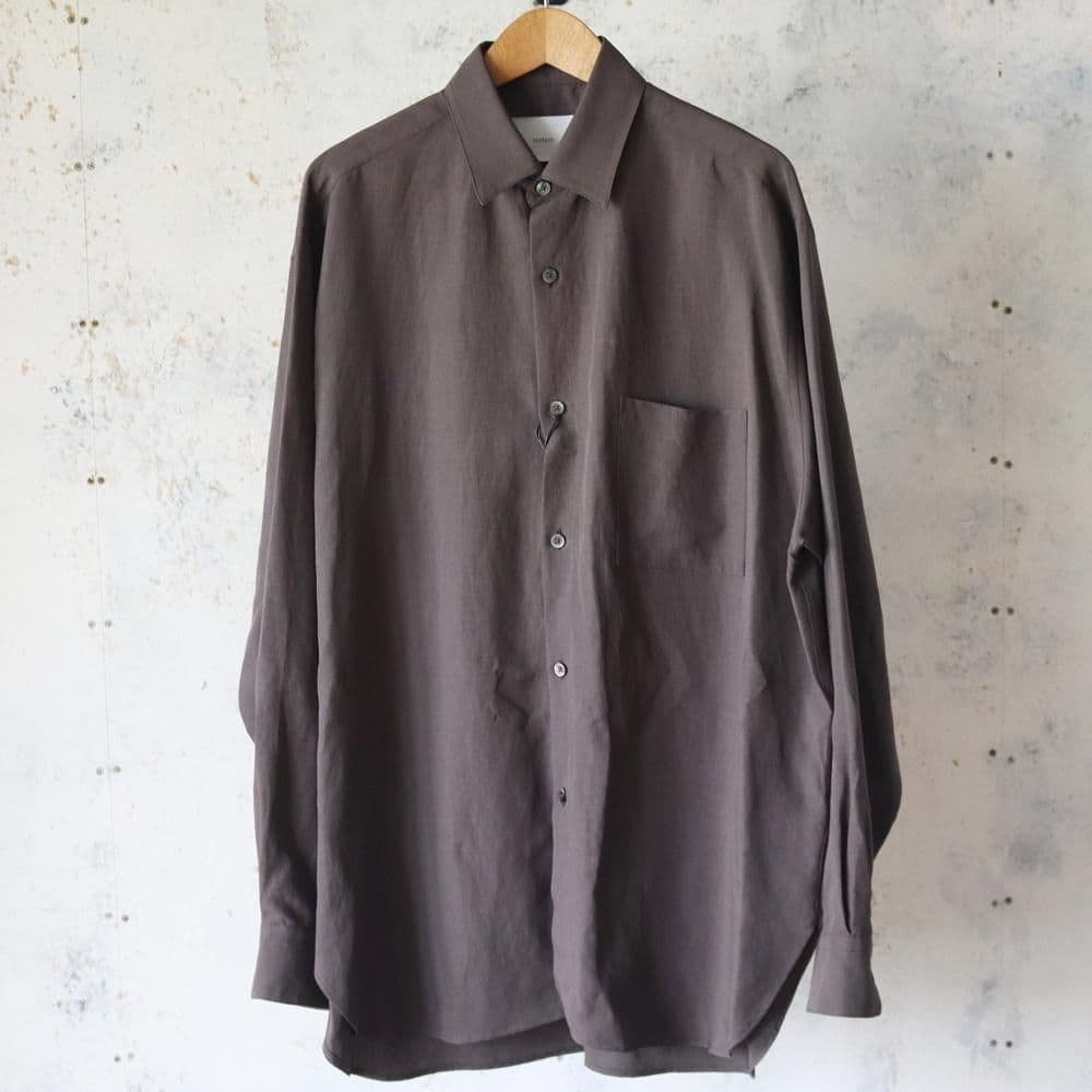 トップス stein 25AW R/L OVERSIZED DOWN PAT SHIRT