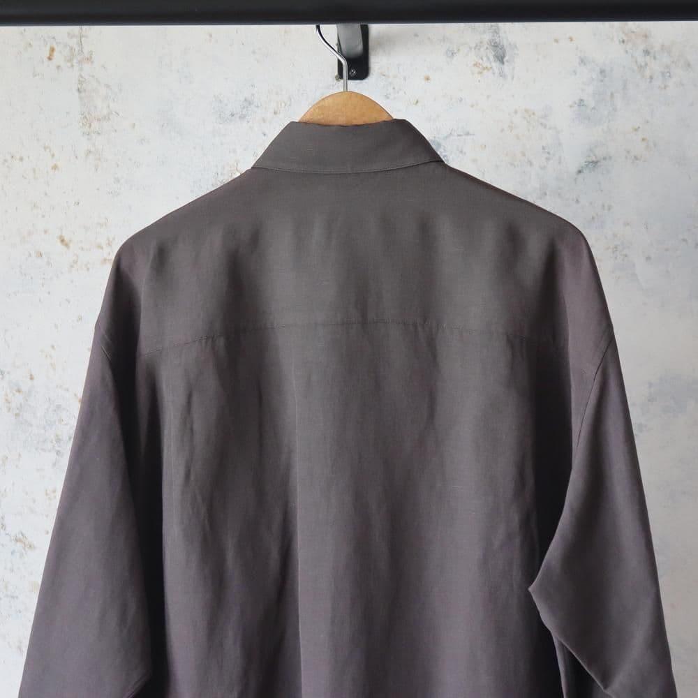 トップス stein 25AW R/L OVERSIZED DOWN PAT SHIRT