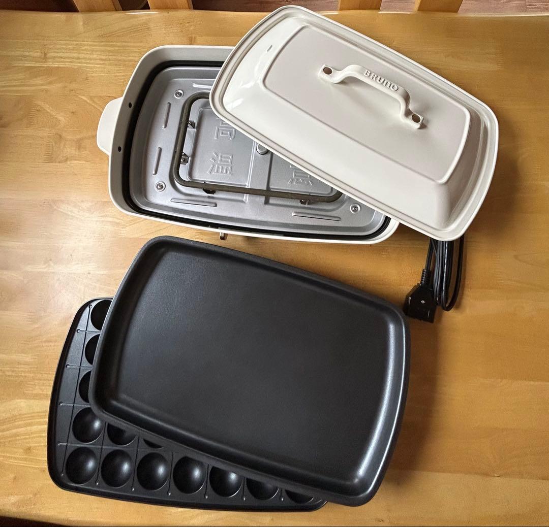 【美品】ブルーノ BRUNO ホットプレート グランデサイズBOE026