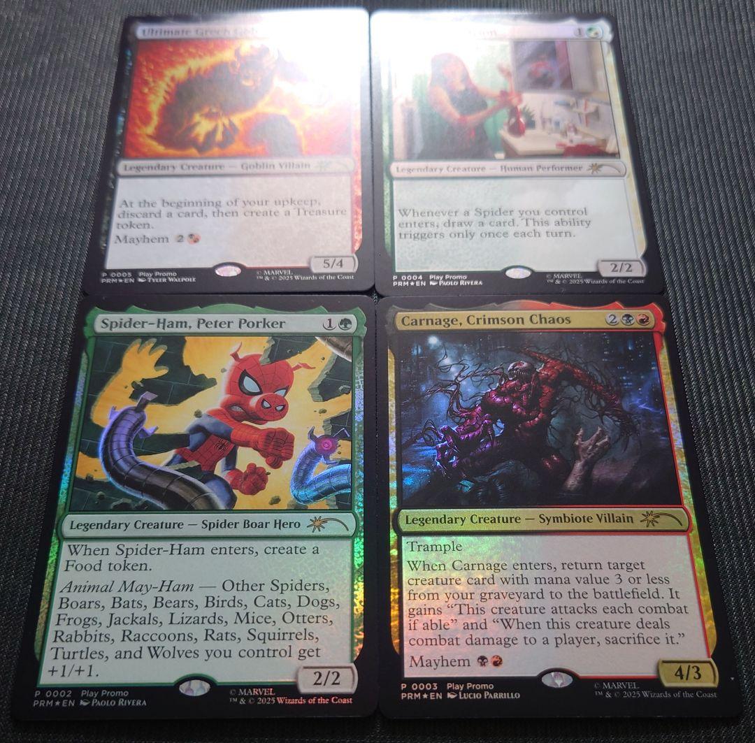 mtg 稀少個体 フル FOIL 4枚セット 優勝プロモ カーネイジ など