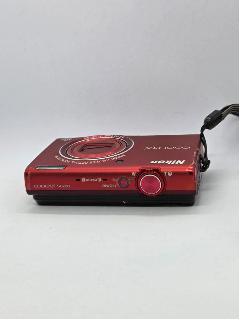 【スマホ転送OK】ニコン Nikon COOLPIX S6200 レッド
