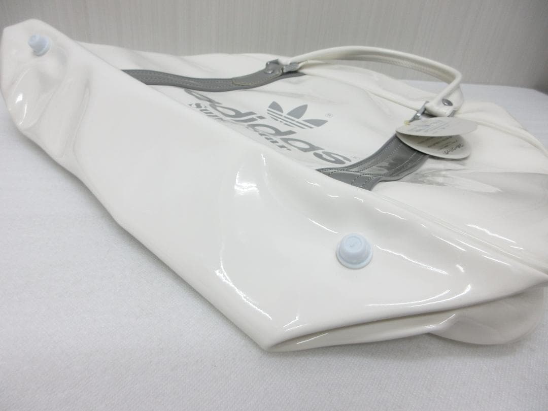 アディダス 80s スーパースター エナメル スポーツバッグ 白 ●①a
