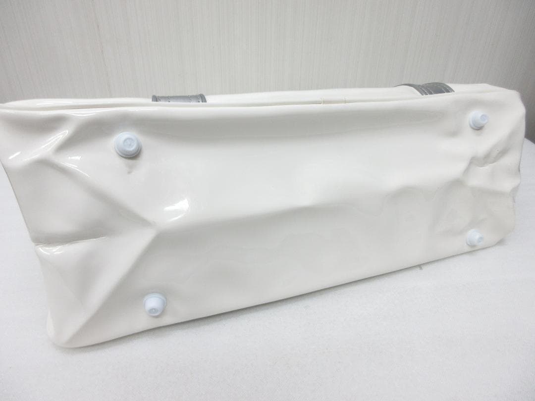 アディダス 80s スーパースター エナメル スポーツバッグ 白 ●①a