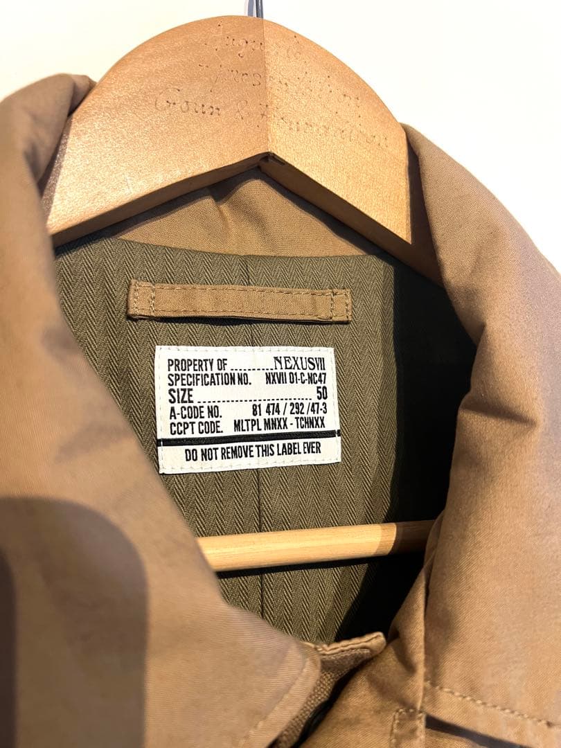 NEXUS VII ネクサス7 ステンカラーモッズコート ミリタリーコート