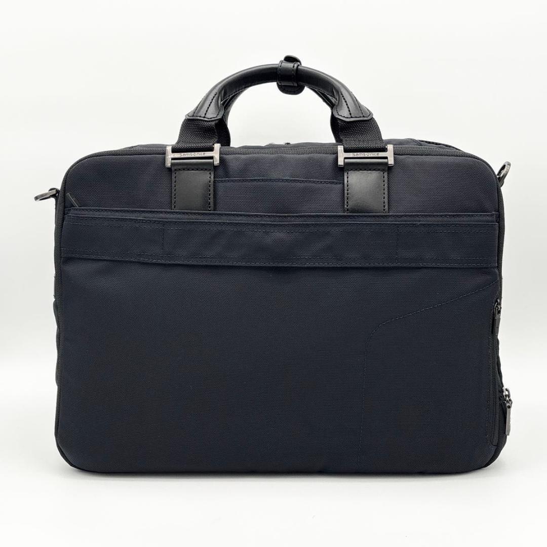 【美品】Samsonite 2way 拡張 ビジネスバッグ ブリーフケース 軽量