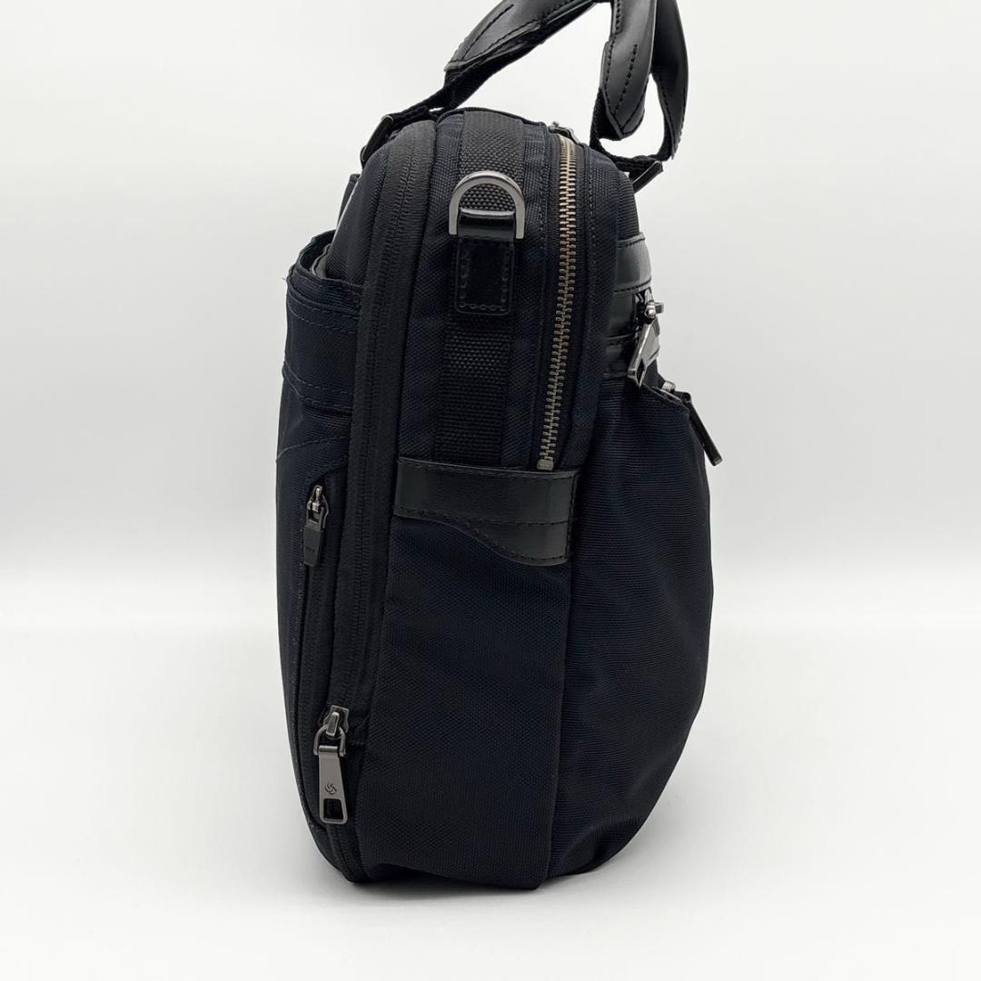 【美品】Samsonite 2way 拡張 ビジネスバッグ ブリーフケース 軽量