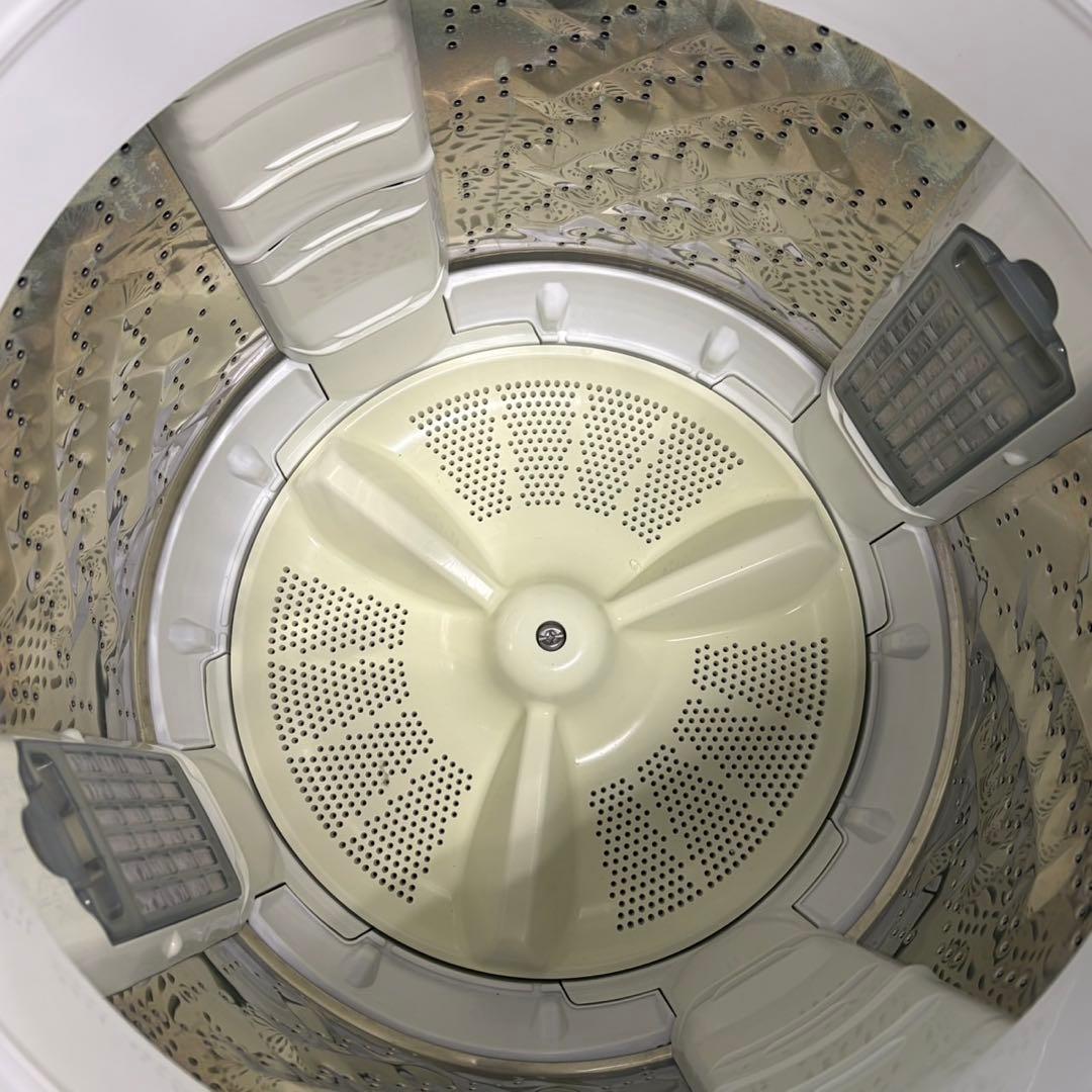 726 パナソニック家庭用洗濯機　9キロ　小型　一人暮らし　大容量　ガラストップ