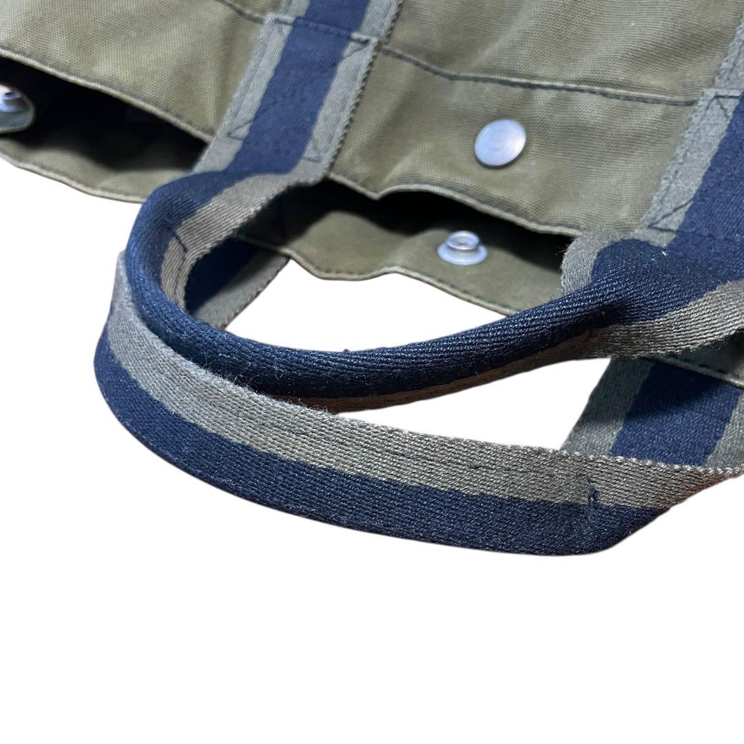 HERMES オリーブグリーン ブラック トートバッグ