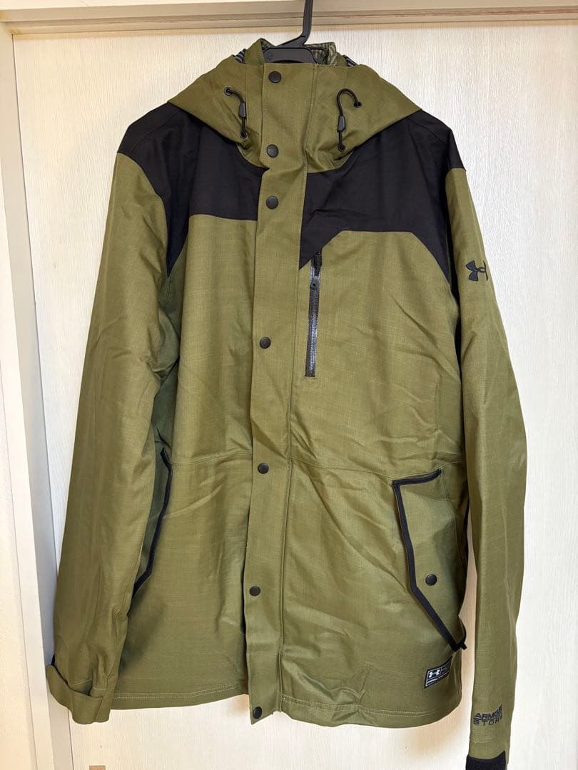 【美中古】アンダーアーマー　スノボウェア上下セット　インナージャケット付