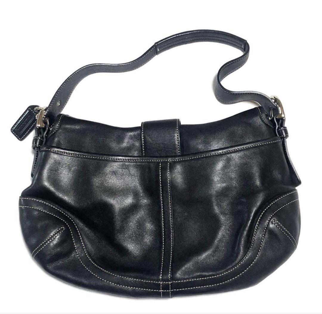 Coach レザー　ハンドバッグ　ショルダーバッグ　ワンショルダー　00s