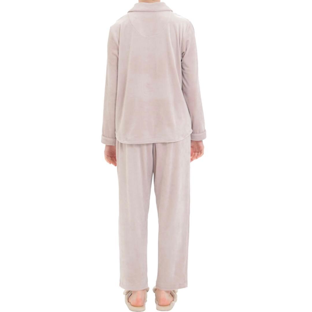 【新品】ナルエー ムーンタン プレミアムストレッチパジャマ M〜L ベージュ