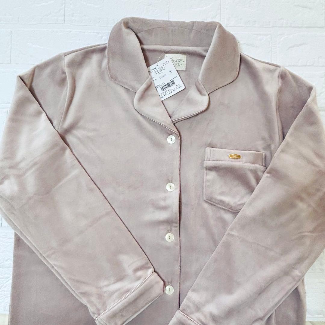 【新品】ナルエー ムーンタン プレミアムストレッチパジャマ M〜L ベージュ