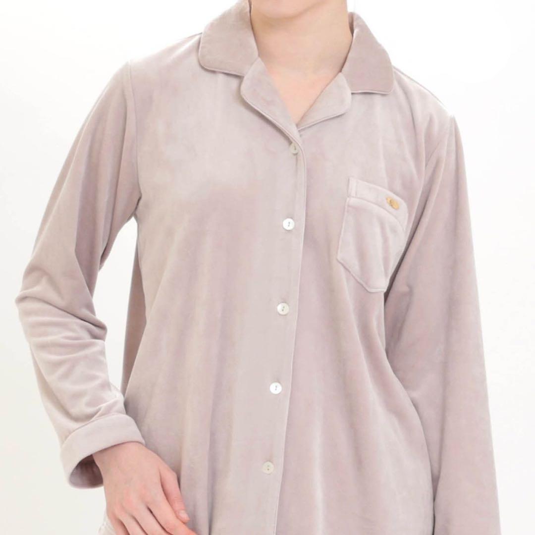 【新品】ナルエー ムーンタン プレミアムストレッチパジャマ M〜L ベージュ