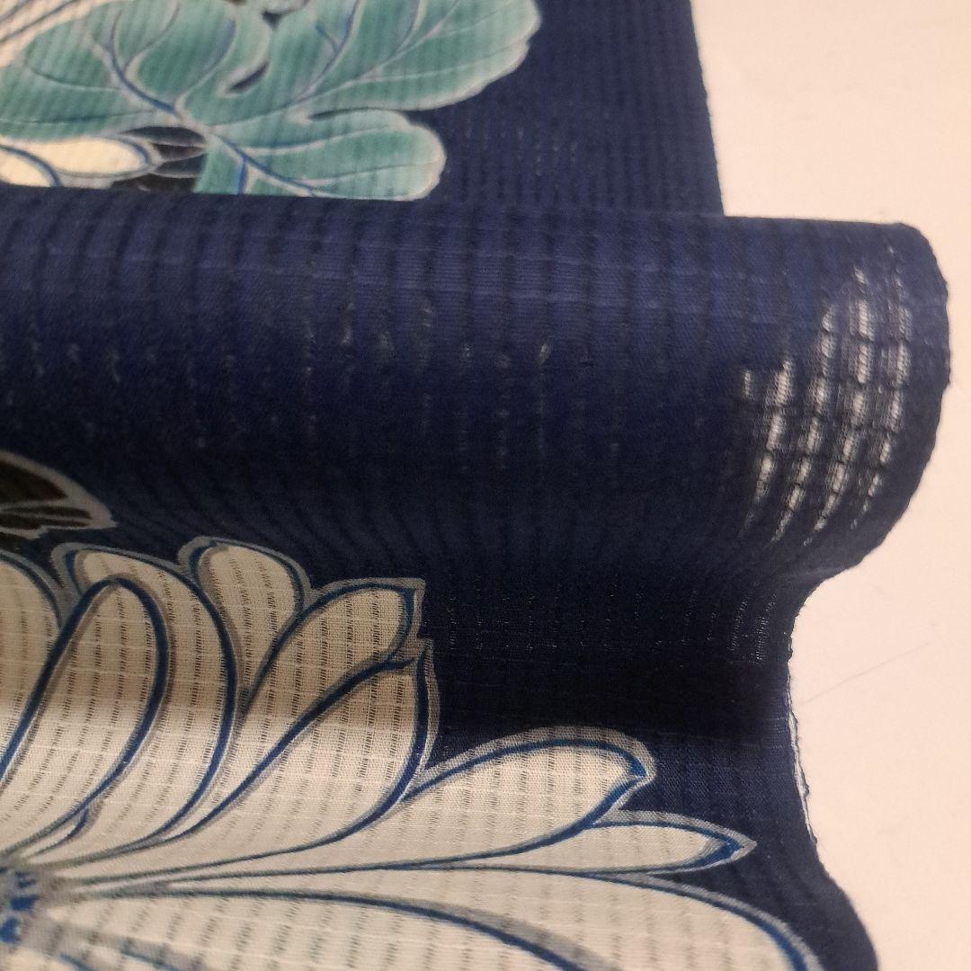 No.5220　浴衣　芸艸堂 　綿絽　着物　反物　新品未使用