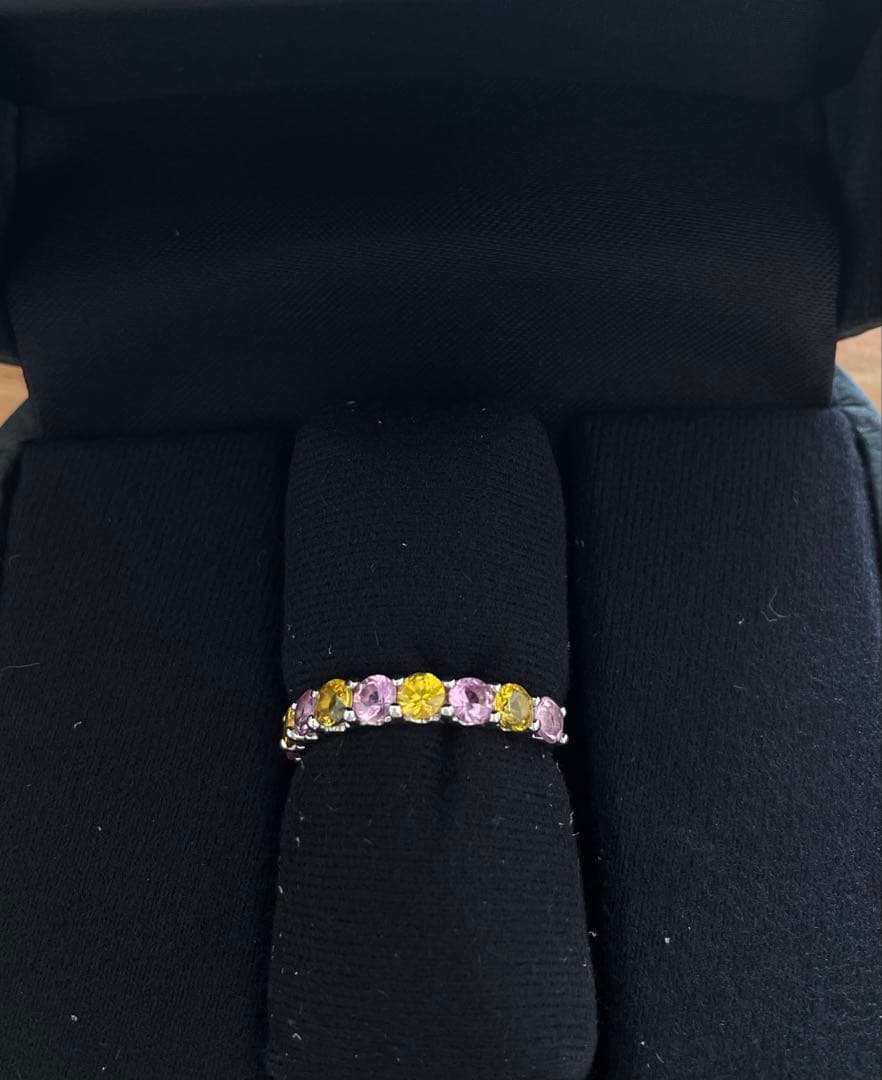 ダンプママ様　カラーサファイア　エタニティリング