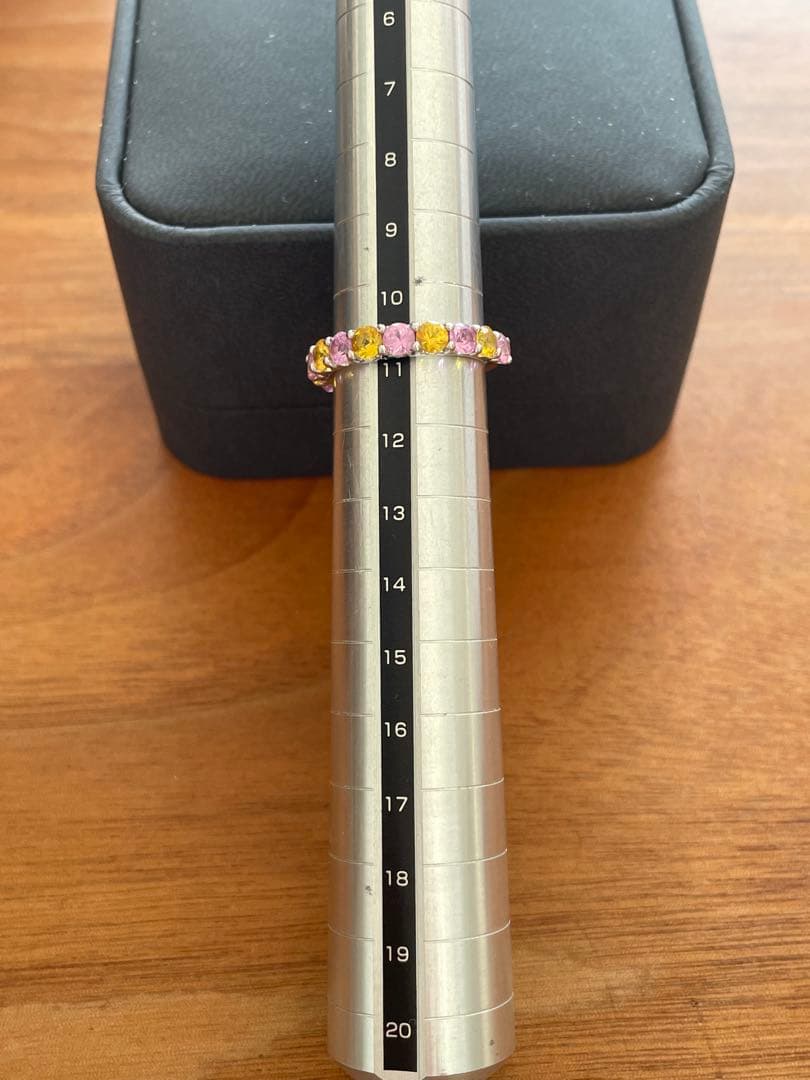 ダンプママ様　カラーサファイア　エタニティリング