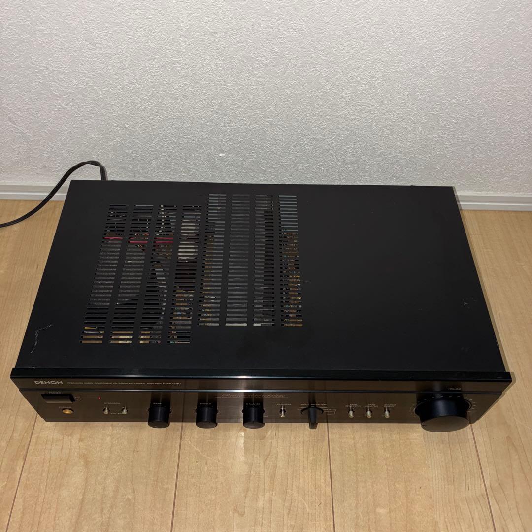 いい音ですDENON PMA-390プリメインアンプ　 大型トロイダルトランス