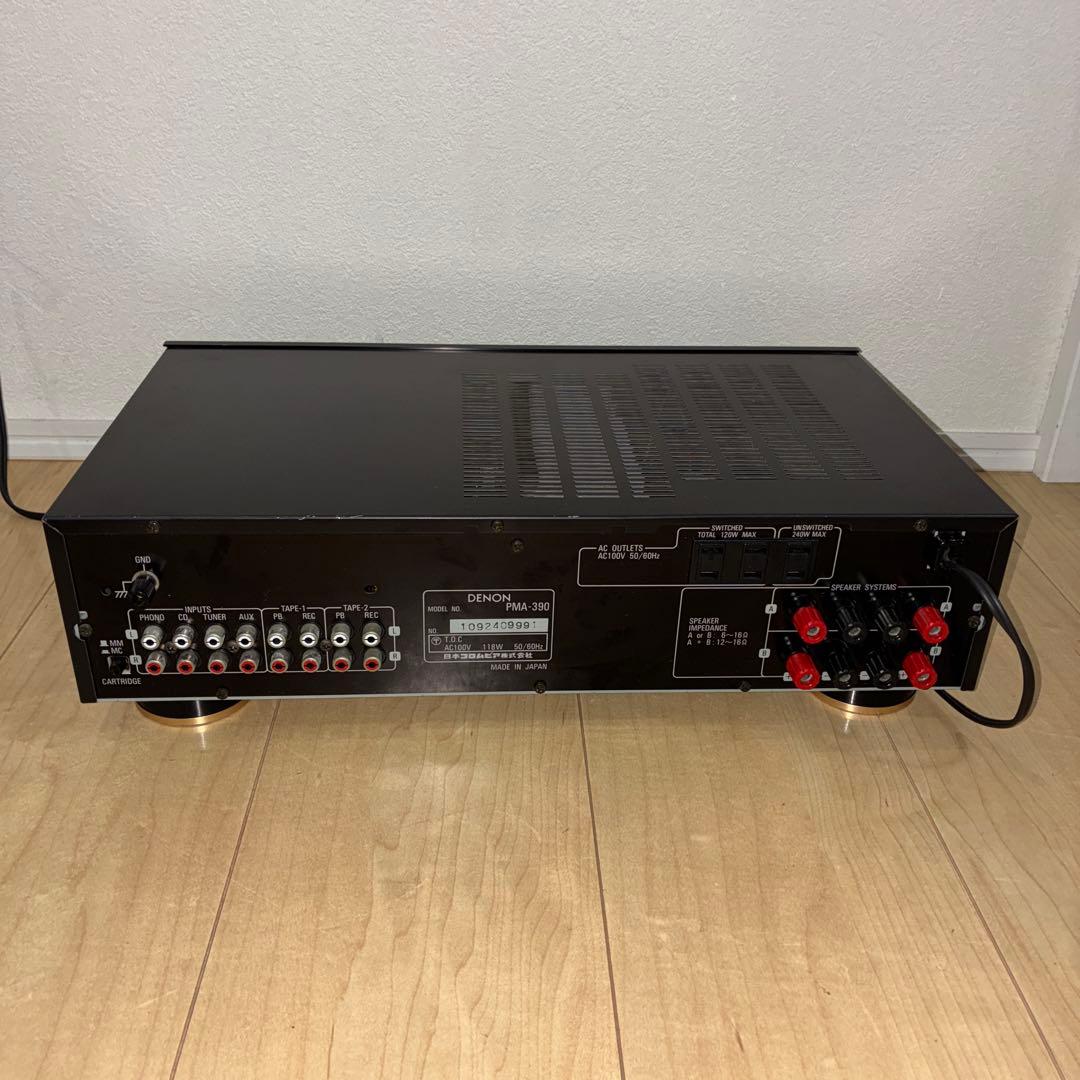 いい音ですDENON PMA-390プリメインアンプ　 大型トロイダルトランス