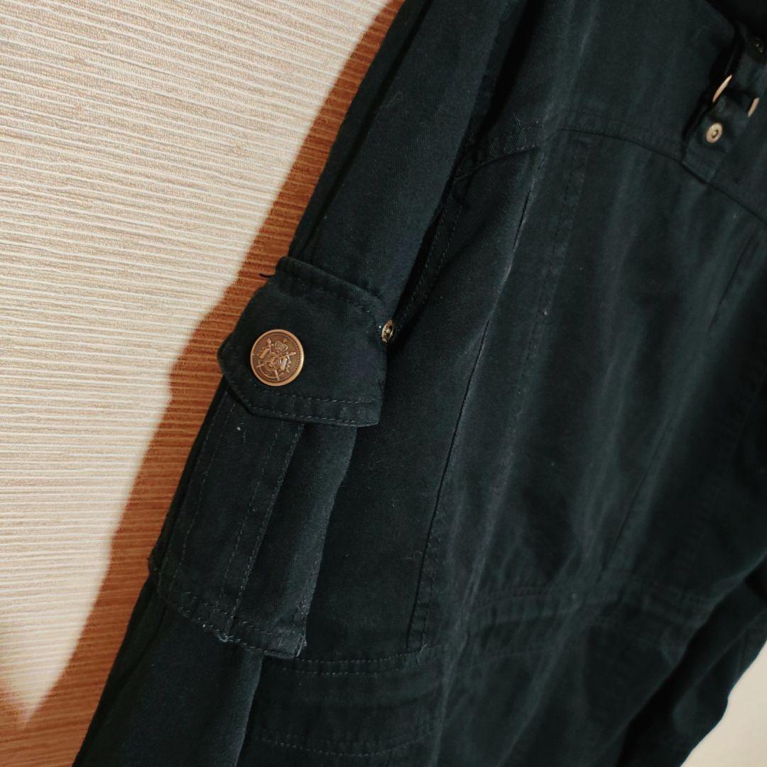 平成 Y2K ネオグランジ 古着 ギミック ベルテッド ミリタリージャケット