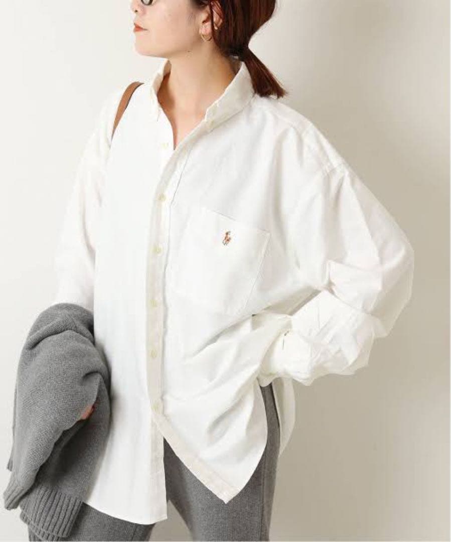 Ralph Lauren ビッグコットンオックスフォードシャツ ボタンダウン