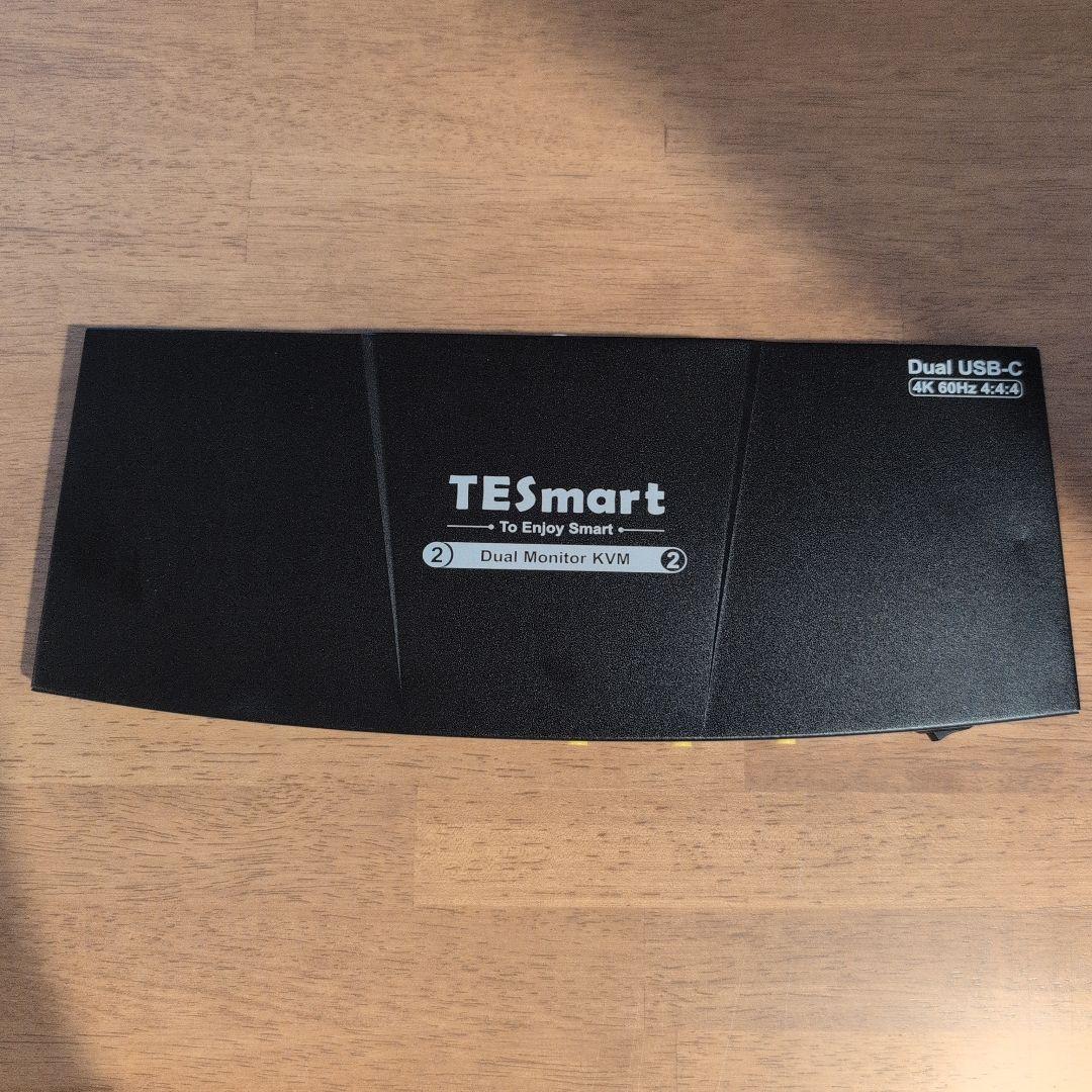 分配器・切替器 TESmart Dual Monitor KVM 4K 60Hz
