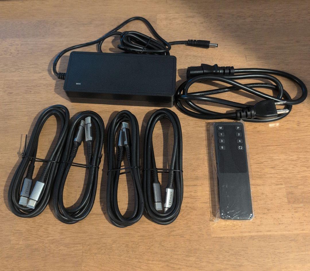 分配器・切替器 TESmart Dual Monitor KVM 4K 60Hz