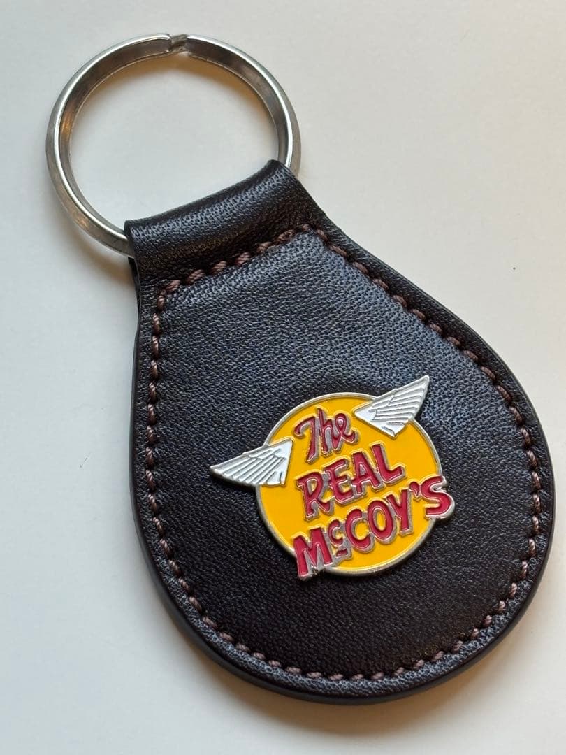 ザ・リアルマッコイズ/レザー/キーホルダー/旧ロゴ/ブラウン/ノベルティ/非売品