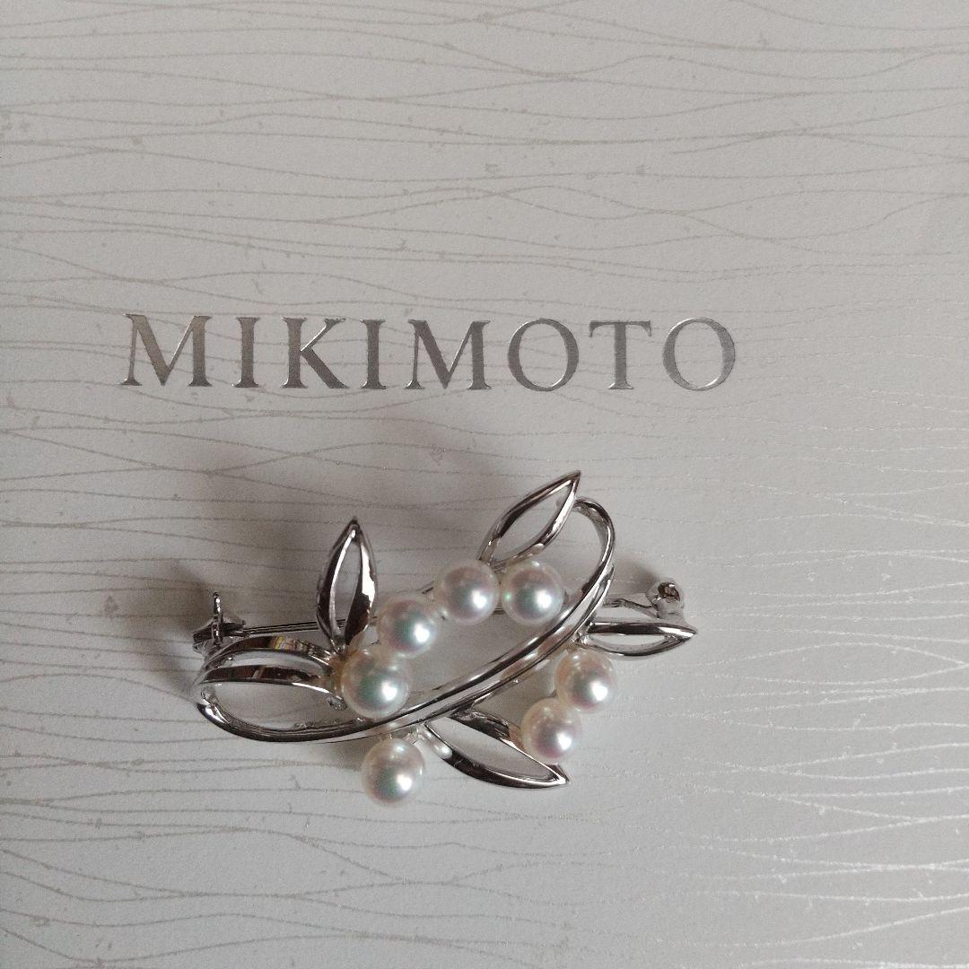 MIKIMOTO 　ｍキモト　パール 真珠 ブローチ