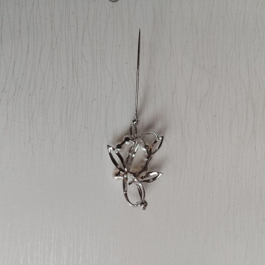 MIKIMOTO 　ｍキモト　パール 真珠 ブローチ