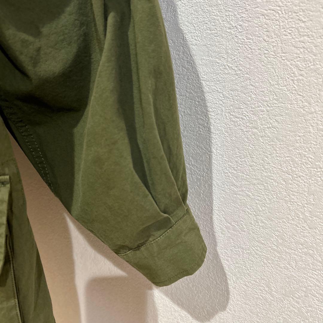 solamonat poche ミリタリージャケット オリーブ