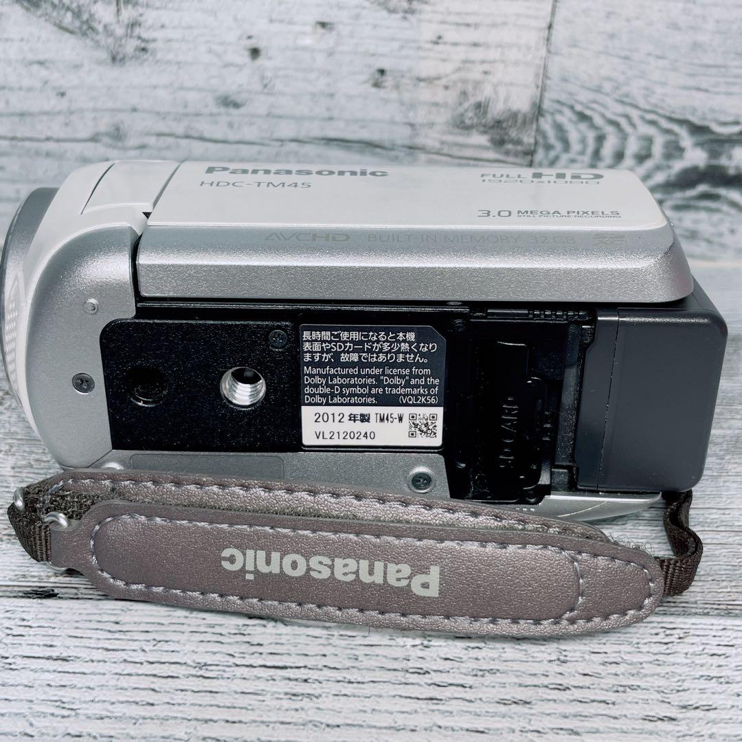 【美品】パナソニック デジタルハイビジョンビデオカメラ HDC-TM45