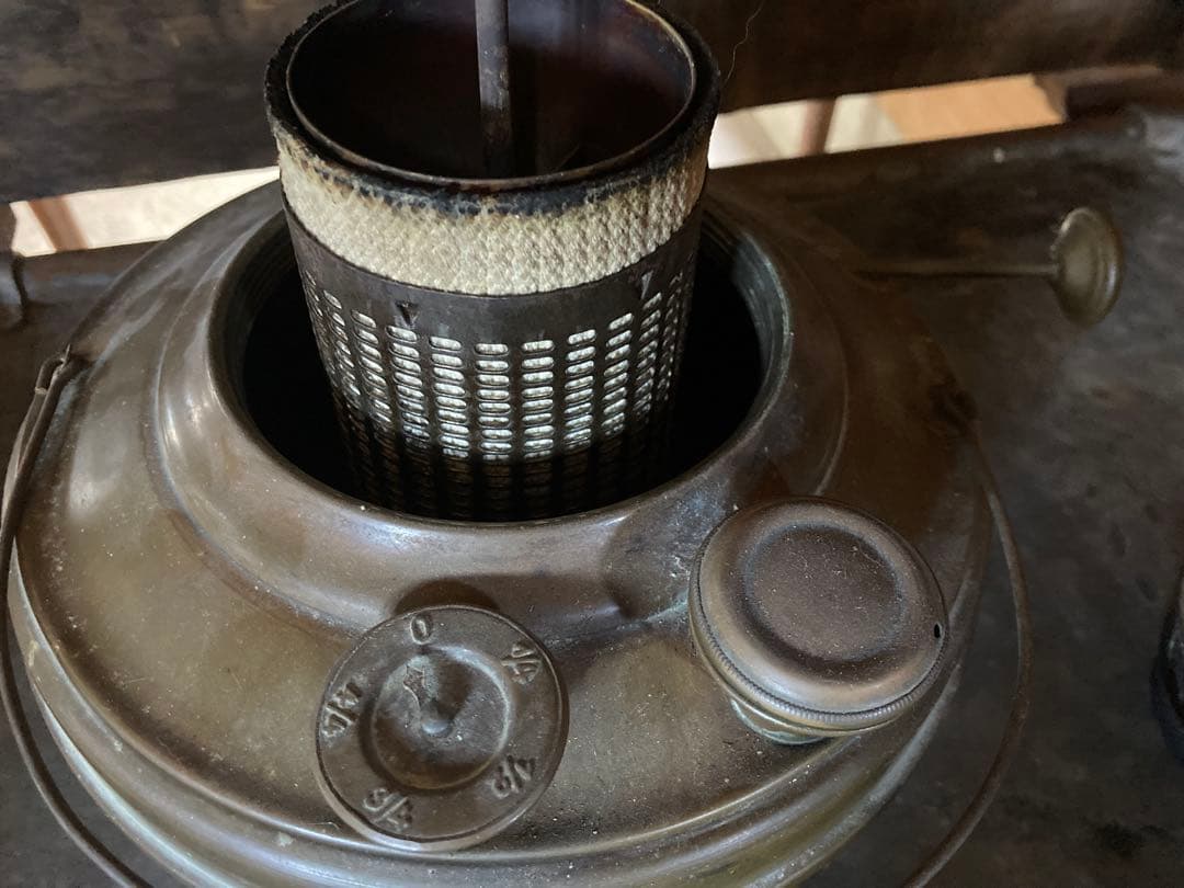 ハラーオリジナルOriginal Hallerヴィンテージ石油ストーブ真鍮タンク