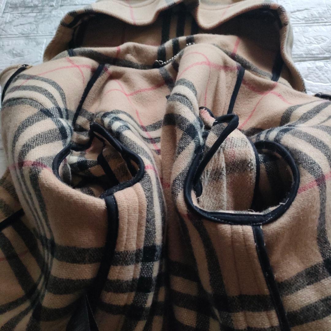 バーバリーロンドン　MINI DUFFLE 99　ダッフルコート　ノバチェック