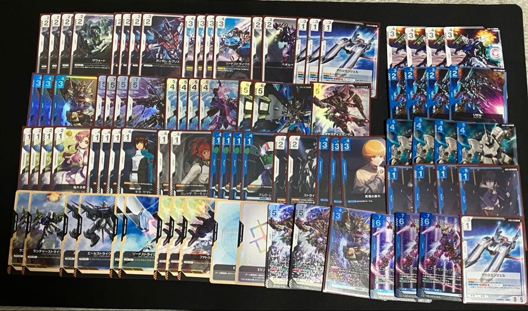 ガンダムカードゲーム 青白ユニコーン　コントロール　構築済デッキ　調整パーツ込み